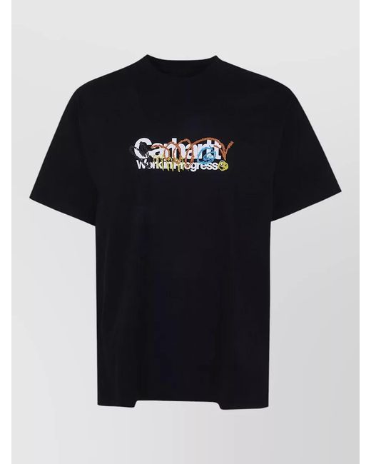 Carhartt Black Short Sleeve Primary Organic Cotton T Shirt for men