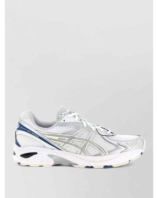 Asics White Gt 2160 Mesh Sneakers Rubber Sole for men
