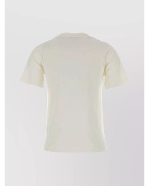 Burberry White Cotton T-Shirt