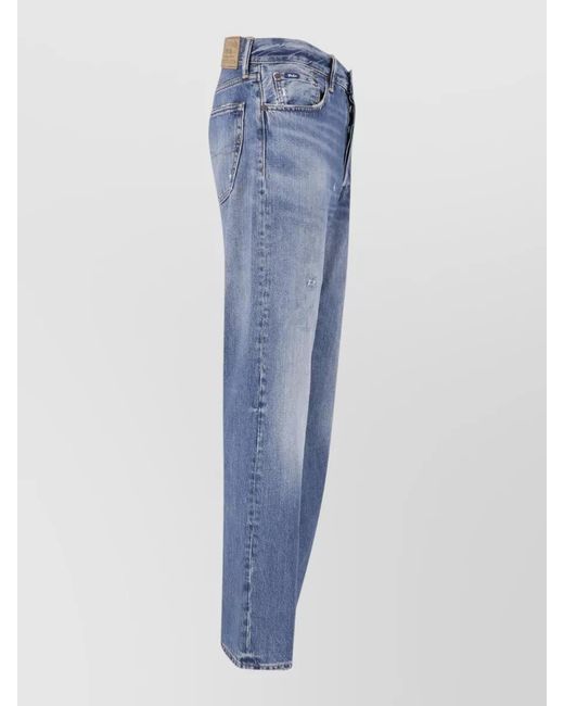 Polo Ralph Lauren Blue Straight Leg Denim Jeans Five Pocket for men