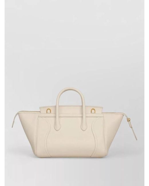 Céline Natural Calfskin Small Shoulder Bag