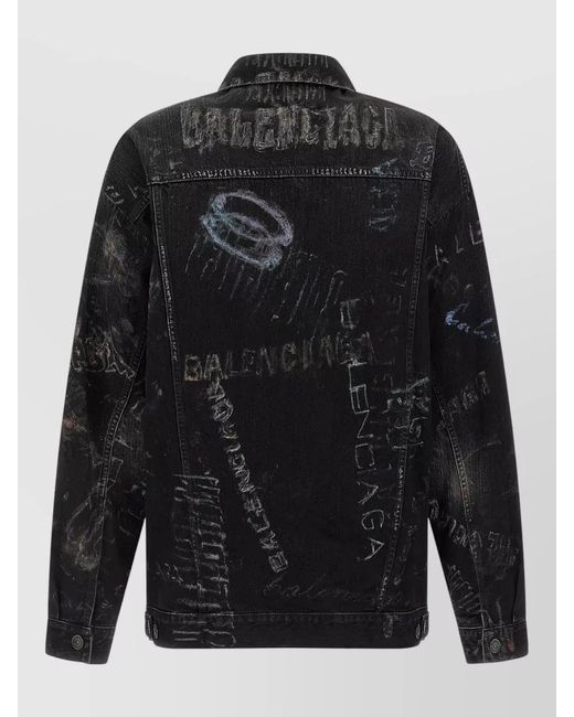 Balenciaga Black Oversize Jacket for men