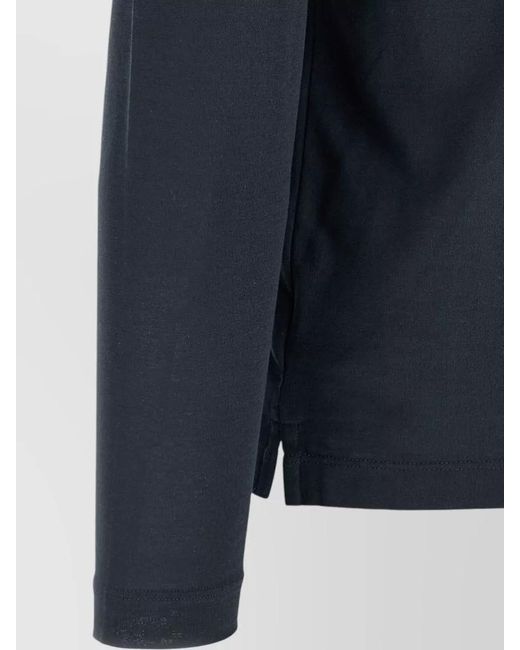 Zanone Blue Cotton Ice Cotton T-Shirt for men