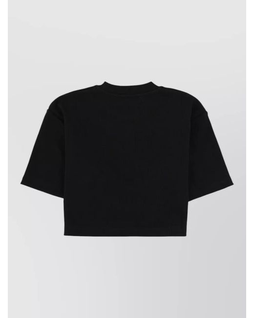 Off-White c/o Virgil Abloh Black Cropped T-Shirt