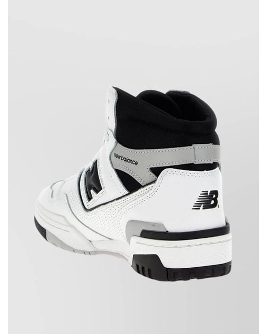 New Balance Metallic Leather High-Top Sneakers for men