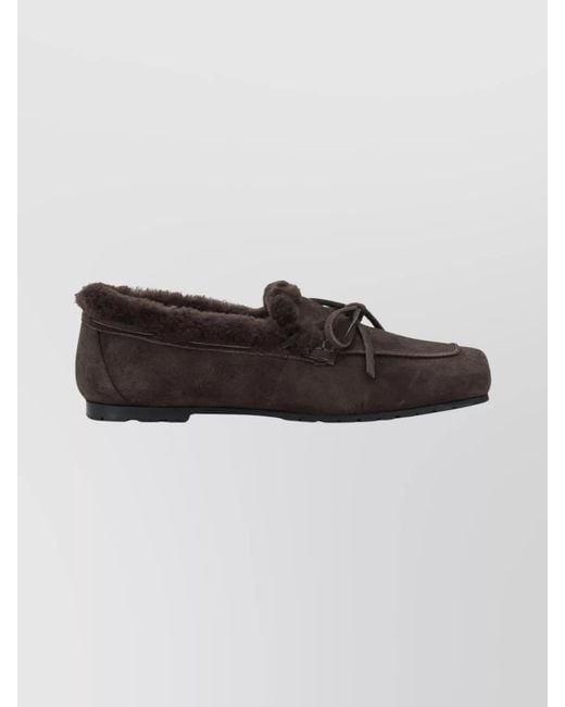 Aeyde Brown Leather Loafers