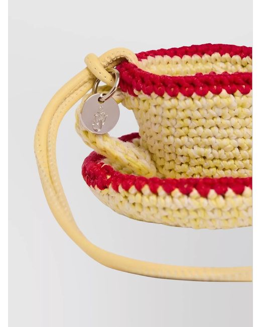 J.W. Anderson Gray Cotton Bag Charm