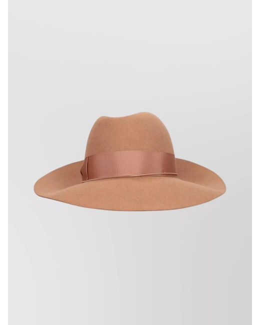 Borsalino Multicolor Fur Felt Fedora Hat