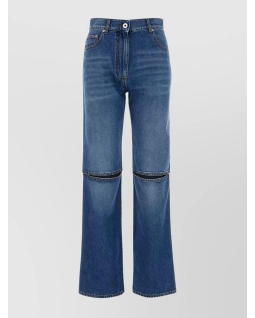J.W. Anderson Blue Cutout Bootcut Jeans