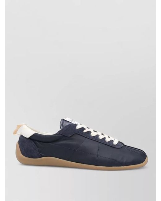 KENZO Blue Lace Up Low Top Shoes Rubber Sole