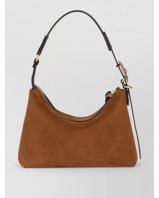 Etro Brown Na Leather Clutch Bag