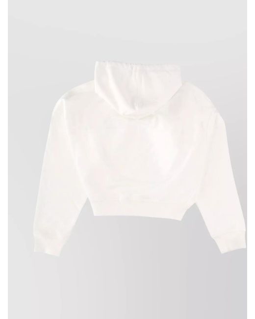 Marni White Cotton Logo-Print Sweatshirt