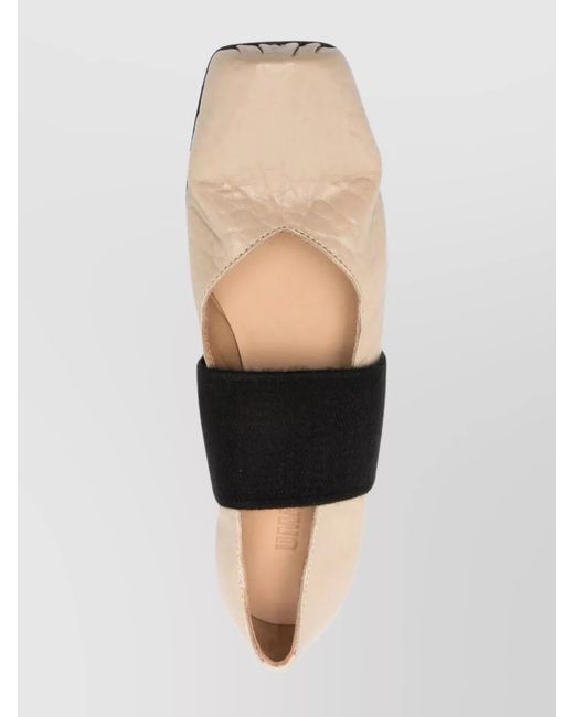 Uma Wang Multicolor Leather Ballerina Flats