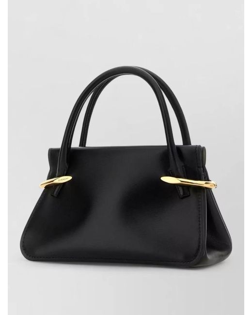 Givenchy Black Pinch Mini Leather Clutch Bag