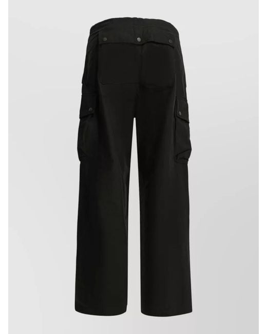 Needles Black Cotton Cargo Shorts for men
