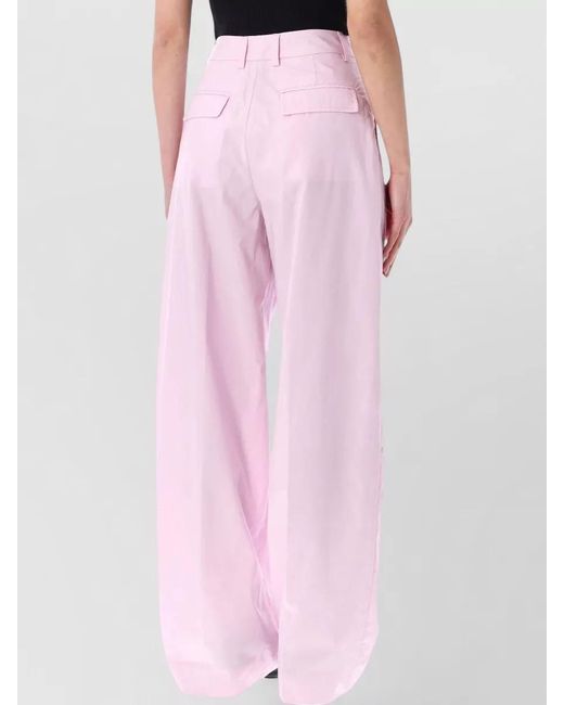 Thelatest Pink Axel High Waist Straight Leg Pants
