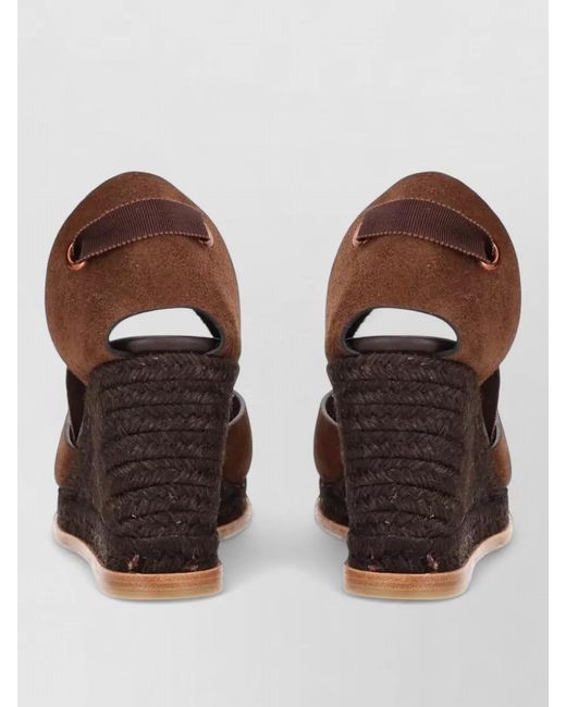 Castaner Multicolor Camila Suede Espadrille Wedge Round Toe