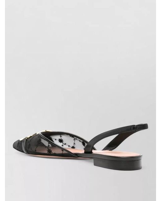 Malone Souliers Multicolor Misha Mesh Slingback Ballet Flats Crystals