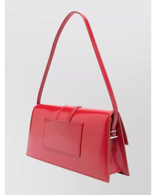 Jacquemus Red Le Bambino Long Leather Shoulder Bag
