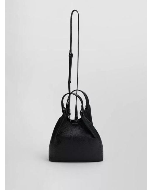 Gianni Chiarini Black Shoulder Bag Soft Silhouette Adjustable Strap