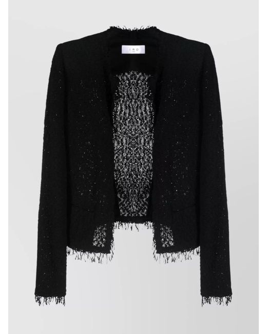 IRO Black Shawani Cotton Blend Jacket