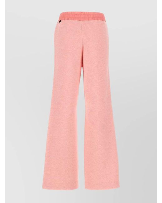 Moncler Pink Striped Track Pants