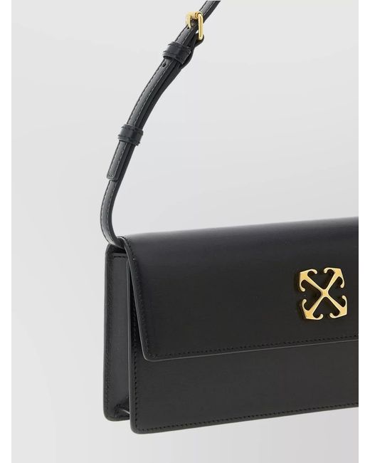 Off-White c/o Virgil Abloh Black Rectangular Shoulder Bag Adjustable Strap