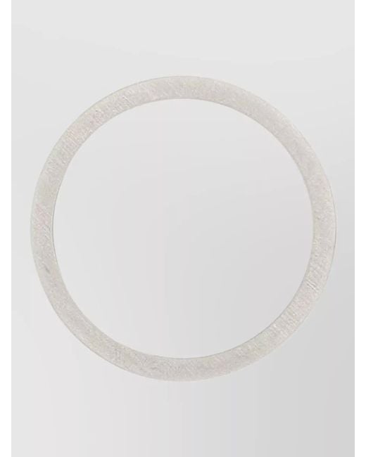 Maison Margiela White Numeric Sequence Sterling Ring 925 Stamp for men
