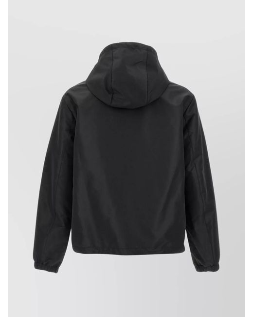 Fendi Black Hooded Jacket for men