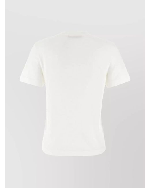 Jacquemus White Cotton T-Shirt