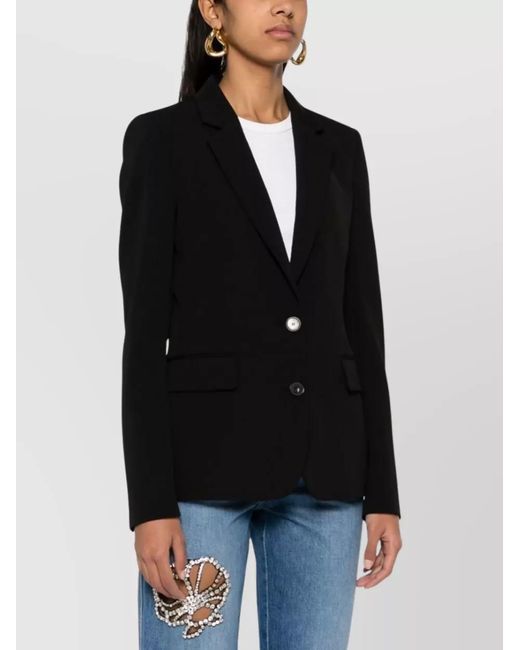 Stella McCartney Black Single-Breasted Blazer
