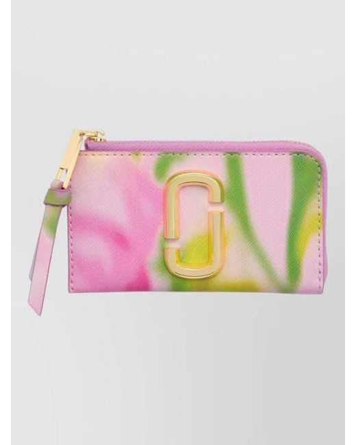 Marc Jacobs Pink Compact Wallet Keychain Attachment Accessory