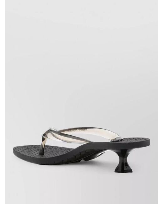Tory Burch Multicolor Jelly Kitten Heel Flip Flop Sandals