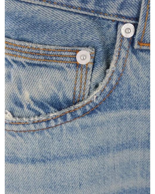 Haikure Blue Winona Straight Leg Denim Pants
