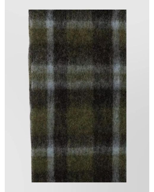 Closed Green Alpaca Scarf