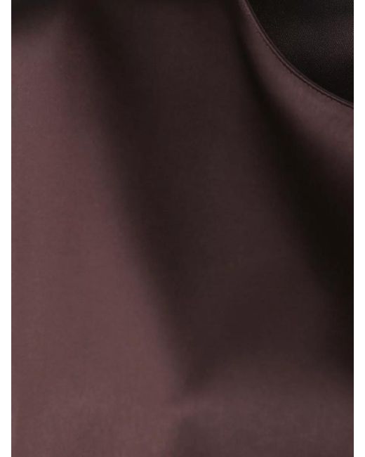 DR. HOPE Brown Button Back Blouse