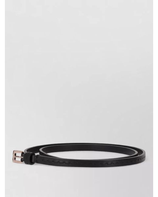 Max Mara White Leather Belt