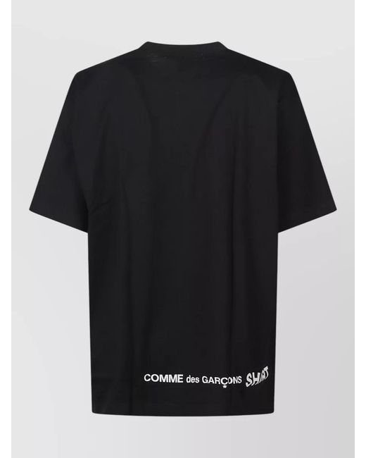 Comme des Garçons Black Logo Crew Neck Short Sleeve T Shirt for men