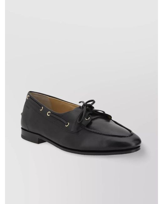 Bally Black Leather Loafers for men