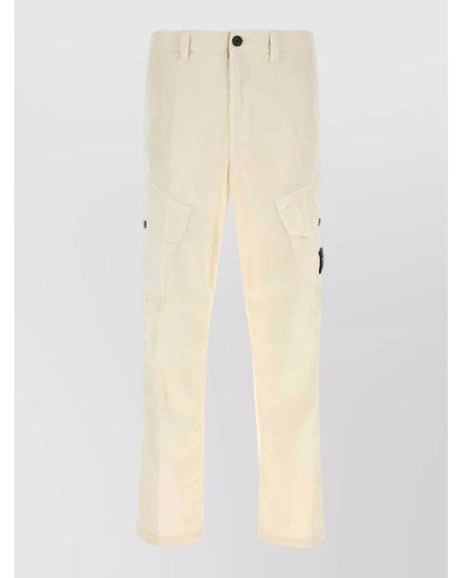 Stone Island Natural Stretch Cotton Cargo Pants Regular Fit for men