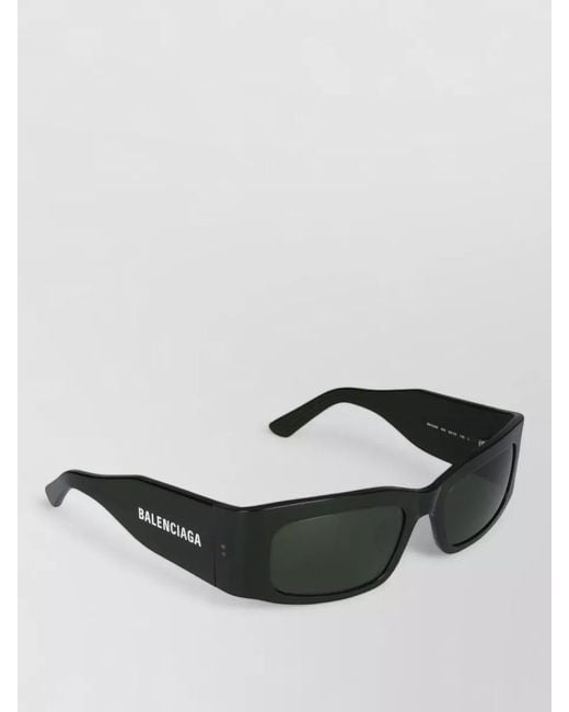 Balenciaga Black Sunglasses Model Bb0328S 006 Rectangular Design