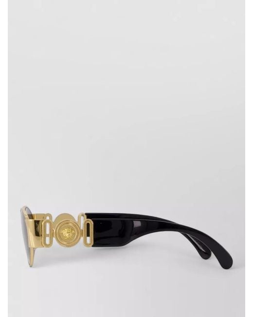 Versace Gray Acetate Sunglasses