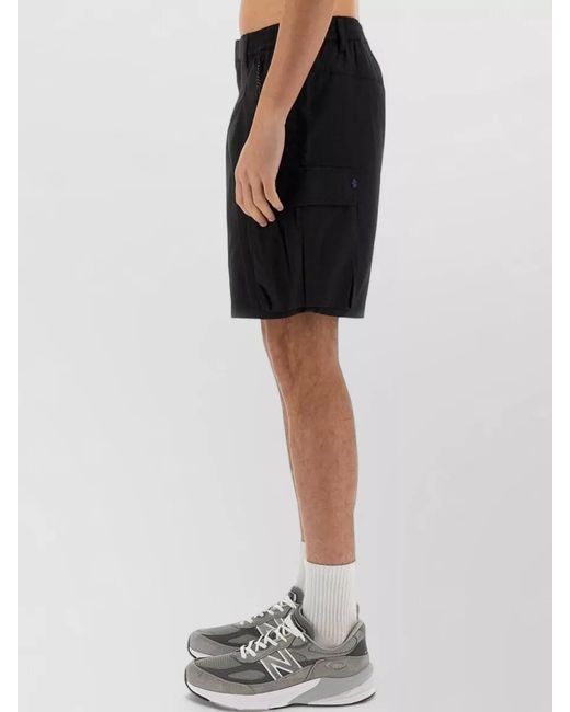 Alpha Industries Black Cargo Track Pants for men