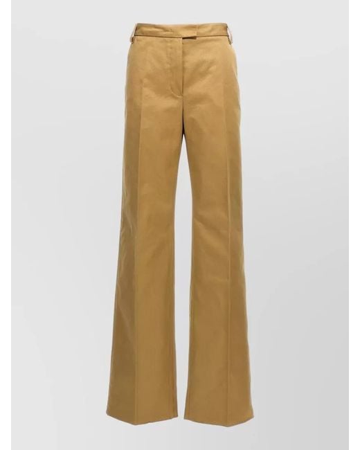 Thelatest Natural Alek Pants Wide Leg Pleated Design