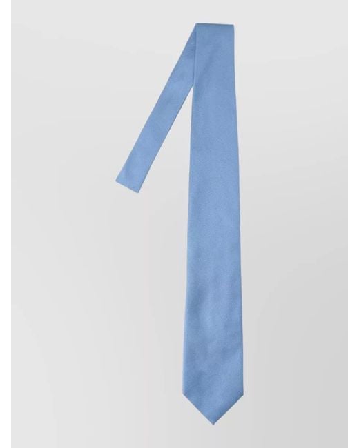 Tom Ford Blue Textured Narrow Tie Design Collection for men