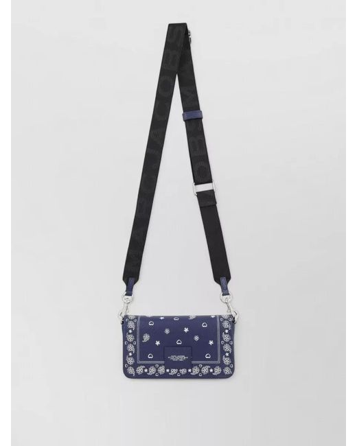 Marc Jacobs Blue Mini Leather Crossbody Bag