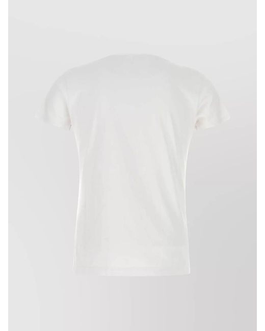 Vivienne Westwood Blue Cotton Logo Print T-Shirt for men
