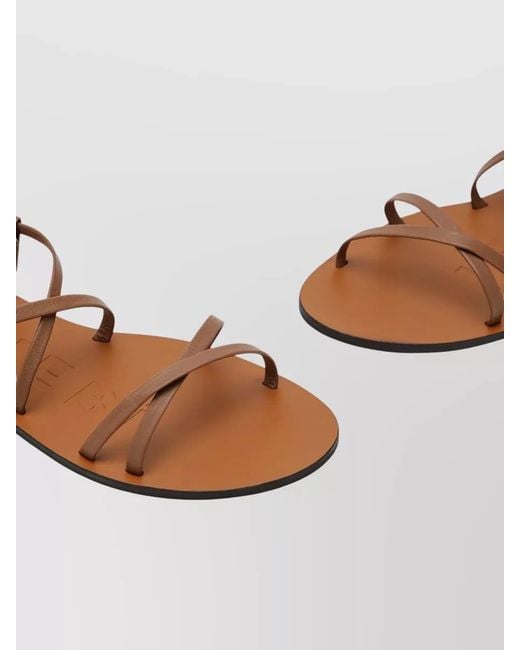 Manebí Multicolor Ankle Strap Flat Sole Open Toe Sandals
