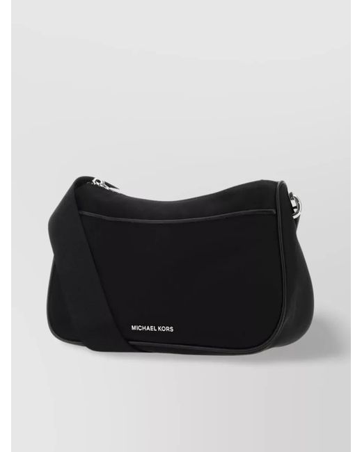 Michael Kors Black Jet Set Nylon Crossbody Bag