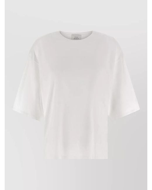 Loulou de Saison White Cotton Relaxed-Fit T-Shirt